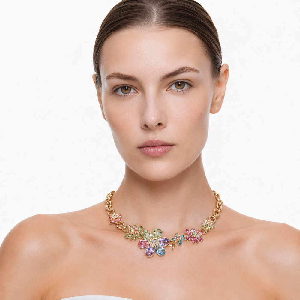 Tabea Multicolor Floral Necklace