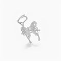 Tacheté White Butterfly Open Ring