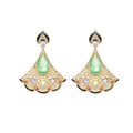Tanja Multicolor Fan Earrings