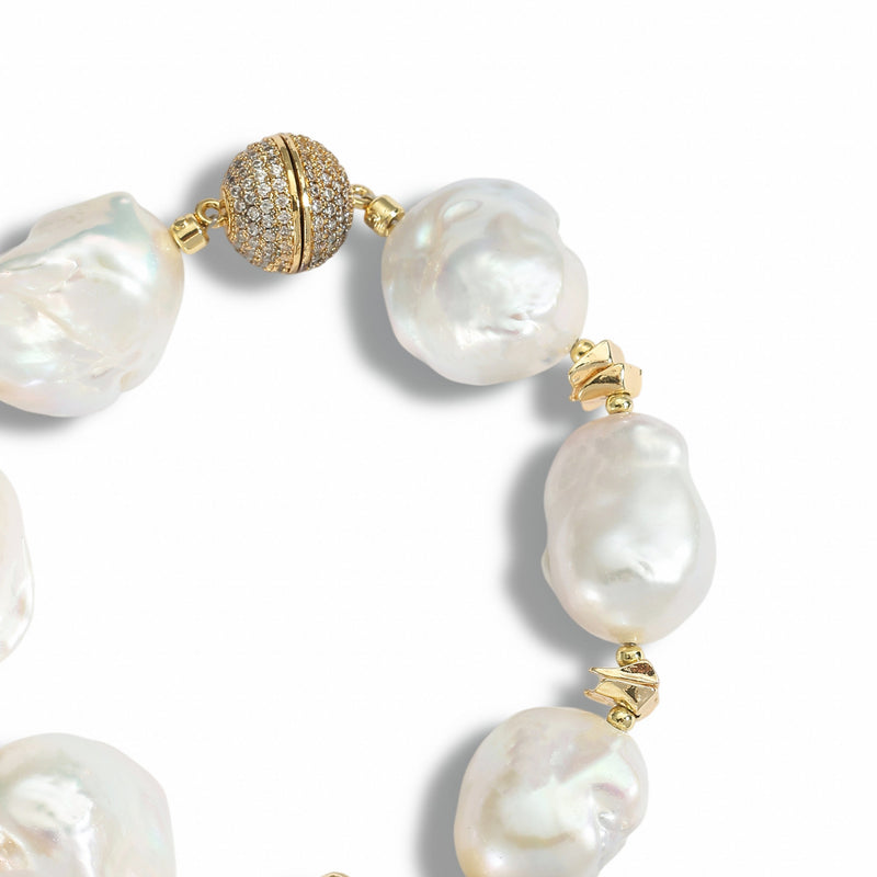 Témoin de bonheur Baroque Pearl Bracelet