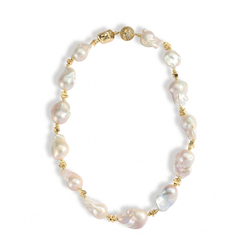 Témoin de bonheur Baroque Pearl Necklace
