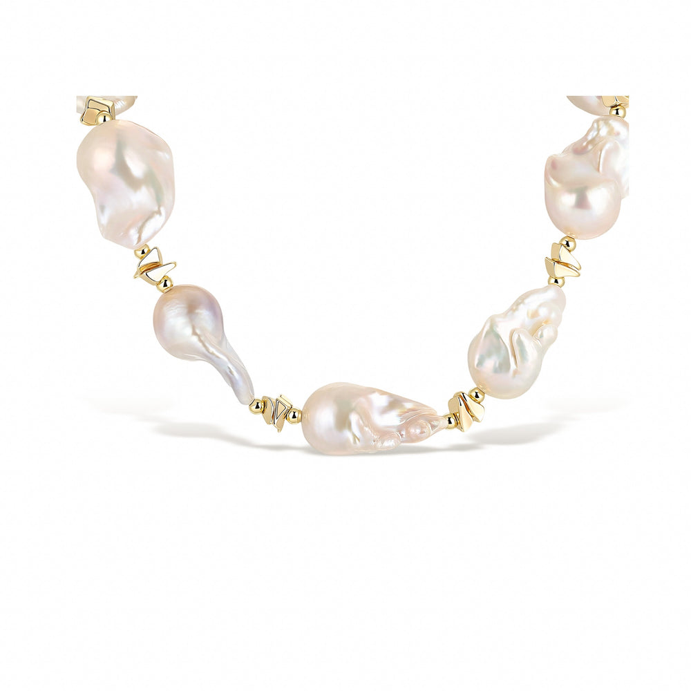 Témoin de bonheur Baroque Pearl Necklace