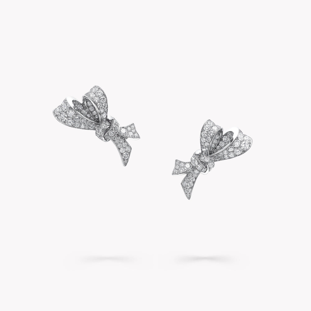 Tendresse White Butterfly Stud Earrings