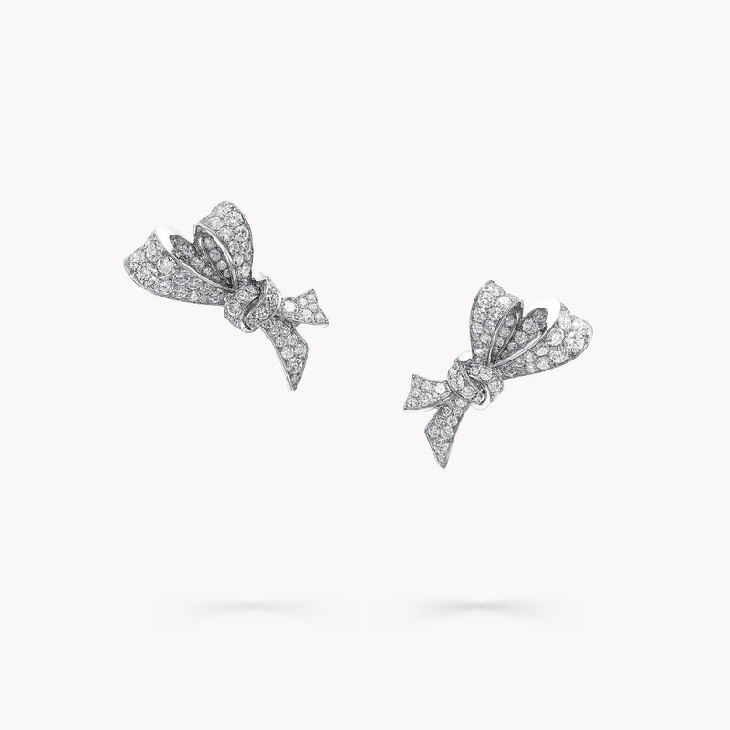 Tendresse White Butterfly Stud Earrings