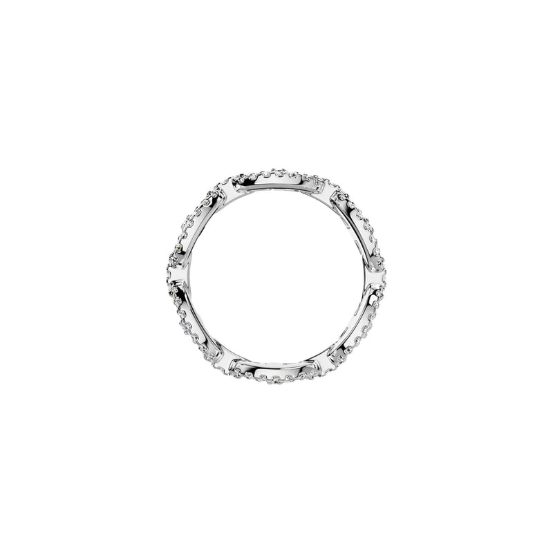 Thalia White Chain Link Ring