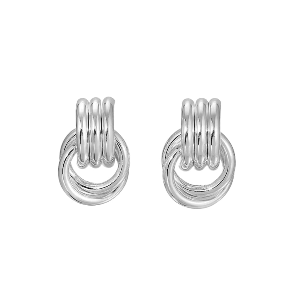 Theodrun 18K Gold Mini Circle Earrings