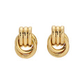 Theodrun 18K Gold Mini Circle Earrings