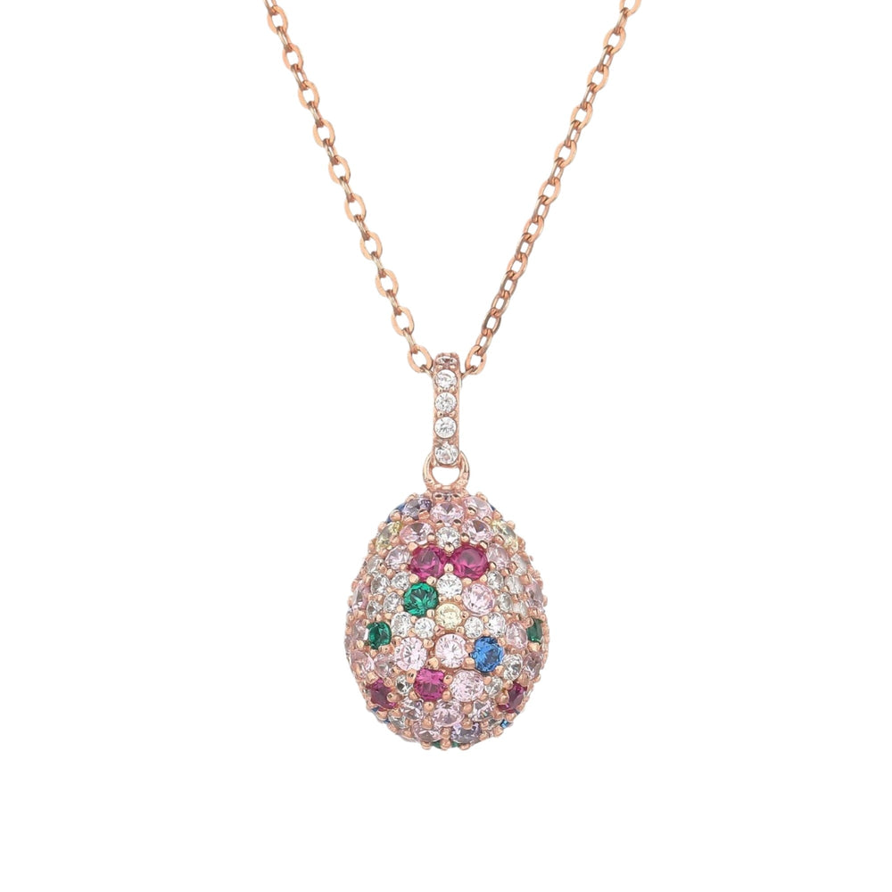Tina Multicolor Teardrop Necklace