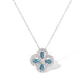 Trèfle Blue Topaz Necklace