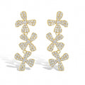 Hiéronymie Chanceux 14K Gold Floral Earrings