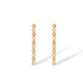 Trudi 14K Gold Hexagonal Earrings
