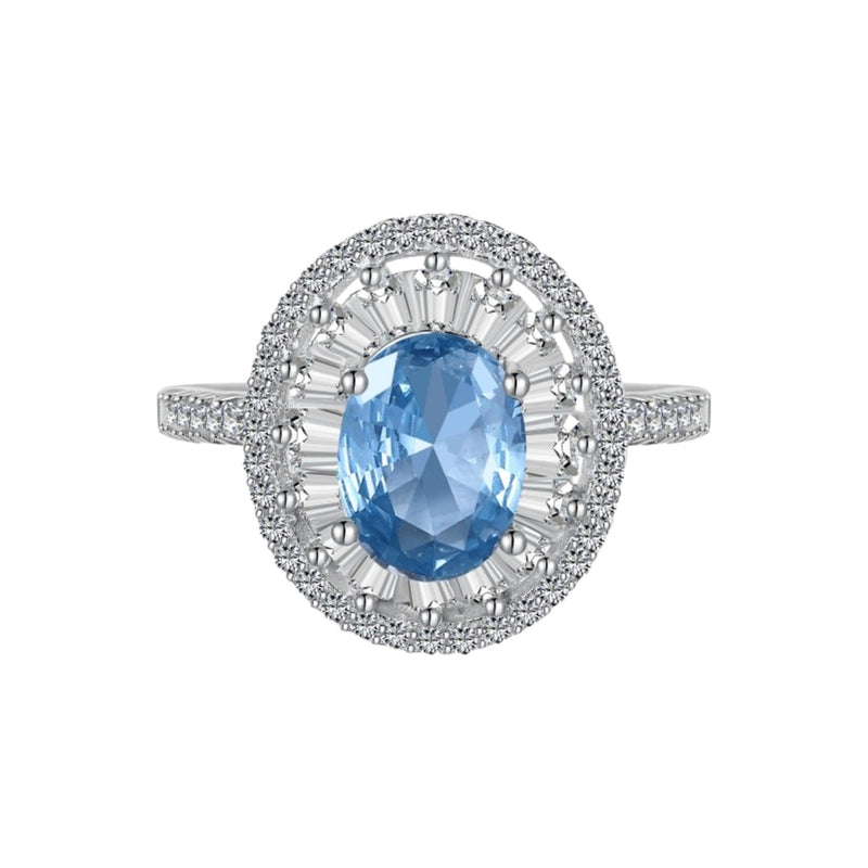 Ulmlind Blue Oval Ring
