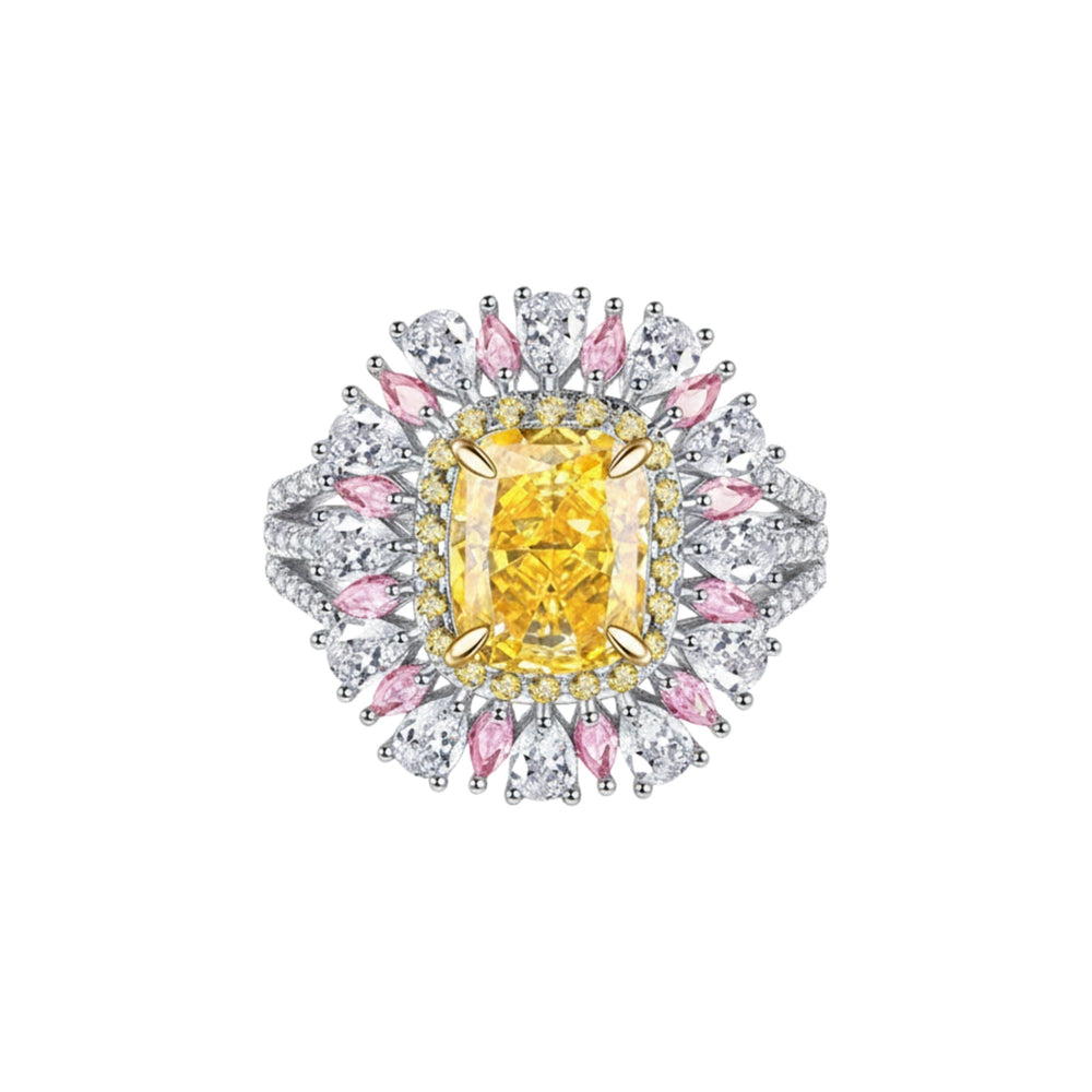 Undine Yellow Radiant Open Ring