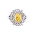 Undine Yellow Radiant Open Ring