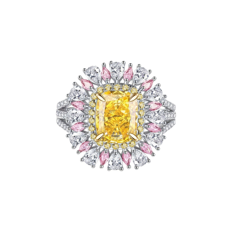 Undine Yellow Radiant Open Ring