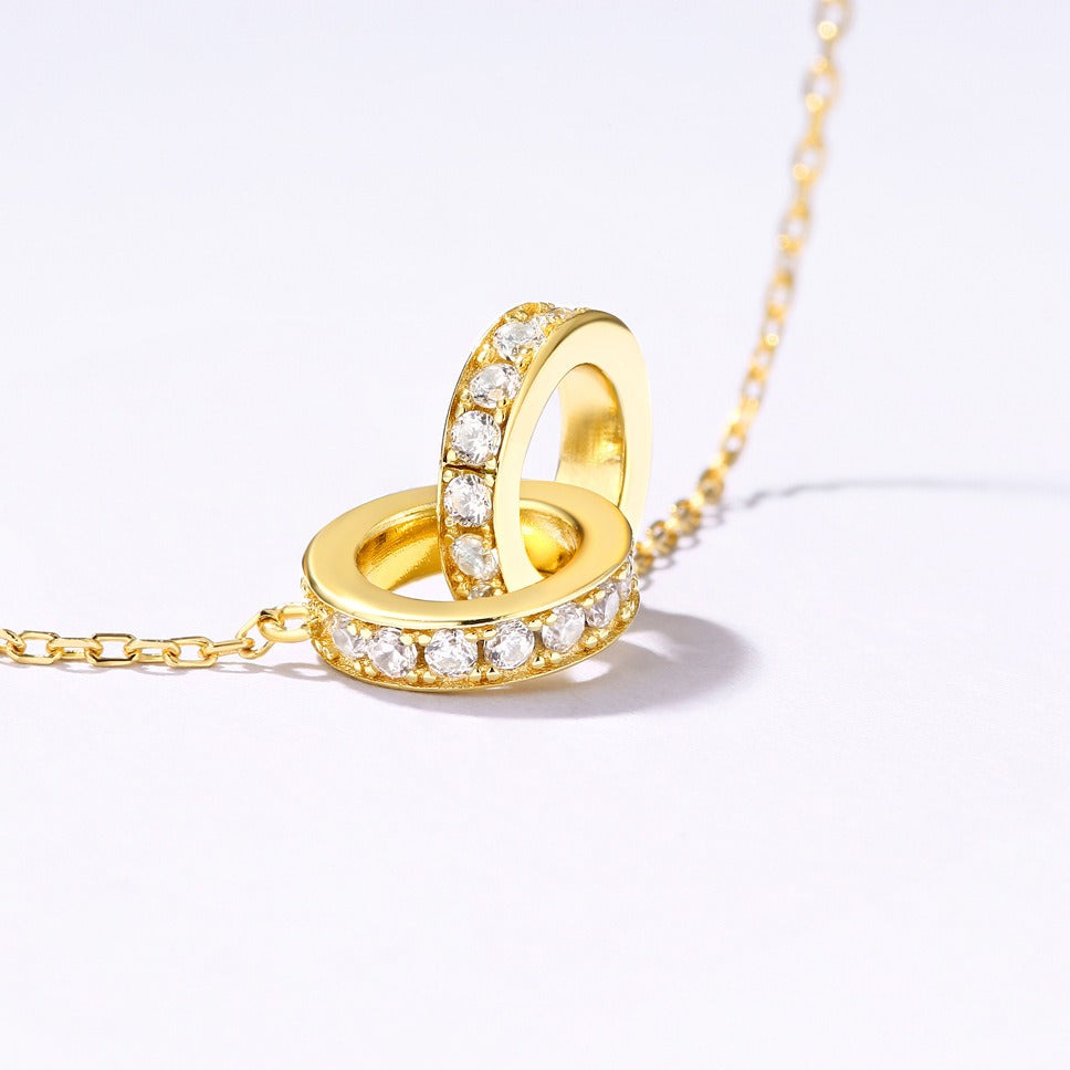 Valérie Round 14K Gold Necklace