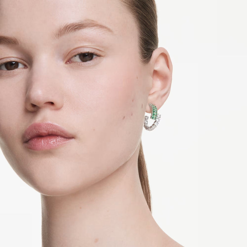Yvonne Green Baguette Earrings