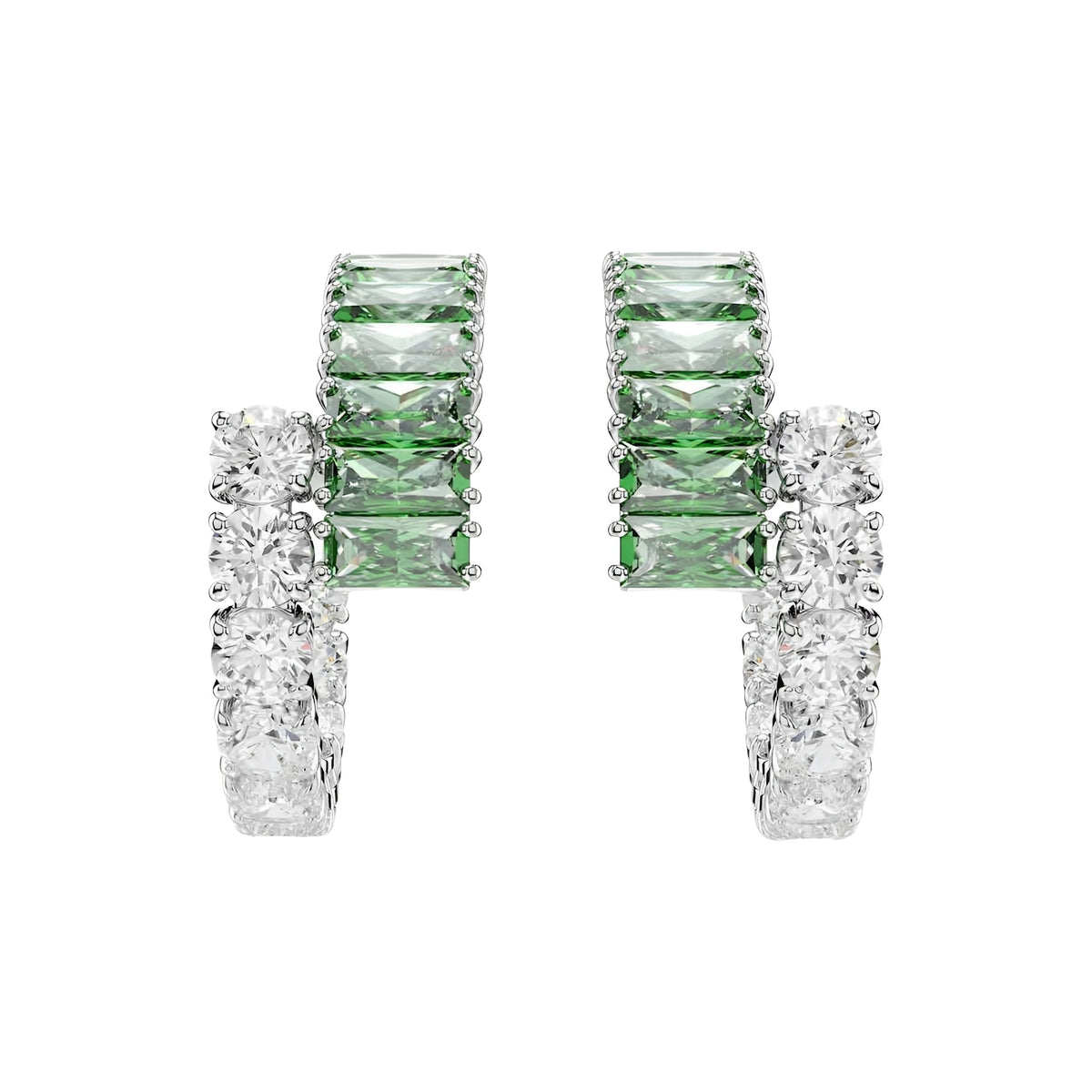Yvonne Green Baguette Earrings