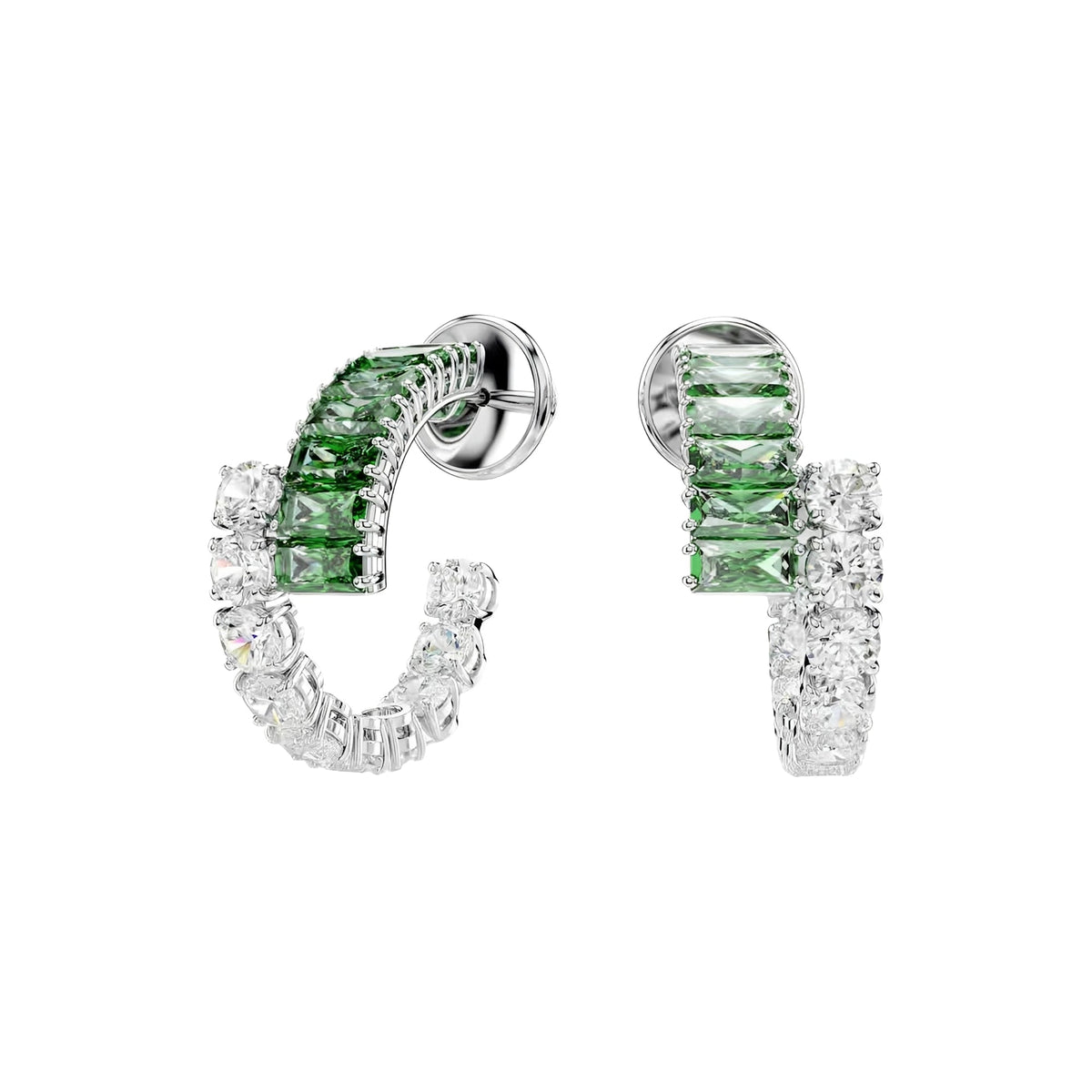 Yvonne Green Baguette Earrings
