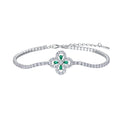Victoire Emerald Green Trèfle Bracelet
