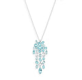 Viktoria Blue Waterfall Necklace