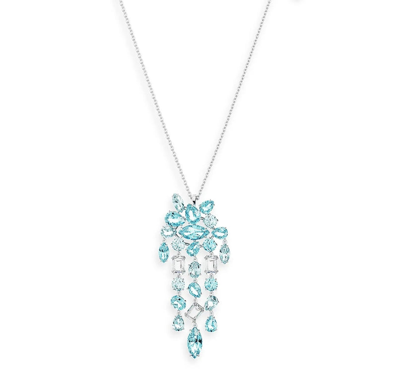 Viktoria Blue Waterfall Necklace
