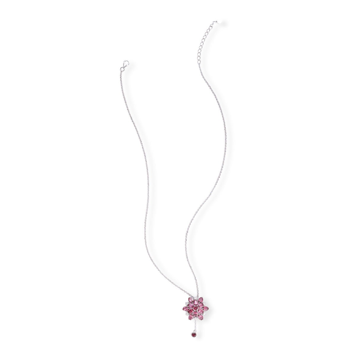 Viviane  Blooming Flower Red Necklace