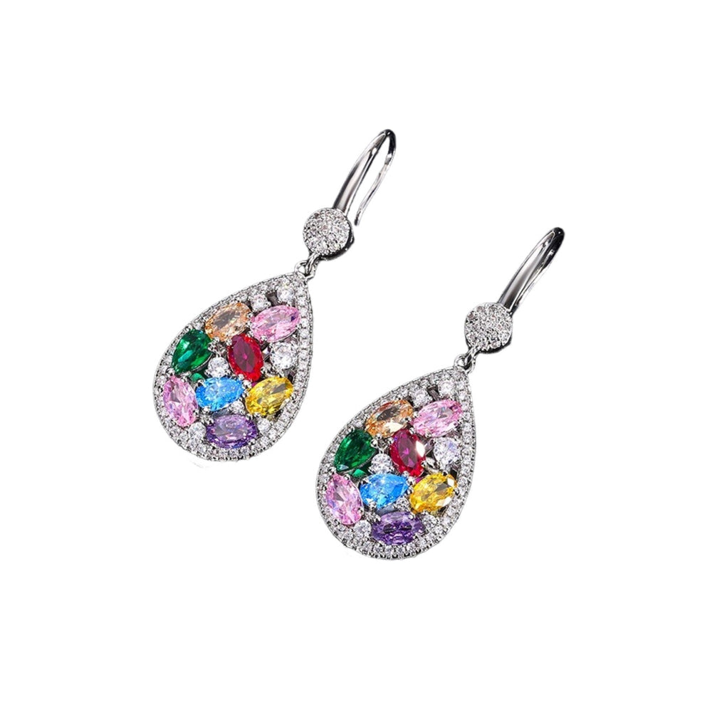 Vivien Multicolor Teardrop Earrings