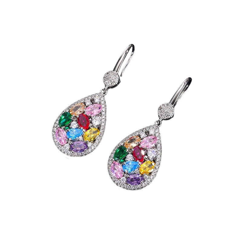 Vivien Multicolor Teardrop Earrings