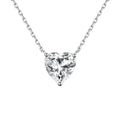 Walburga Petit White Heart Necklace