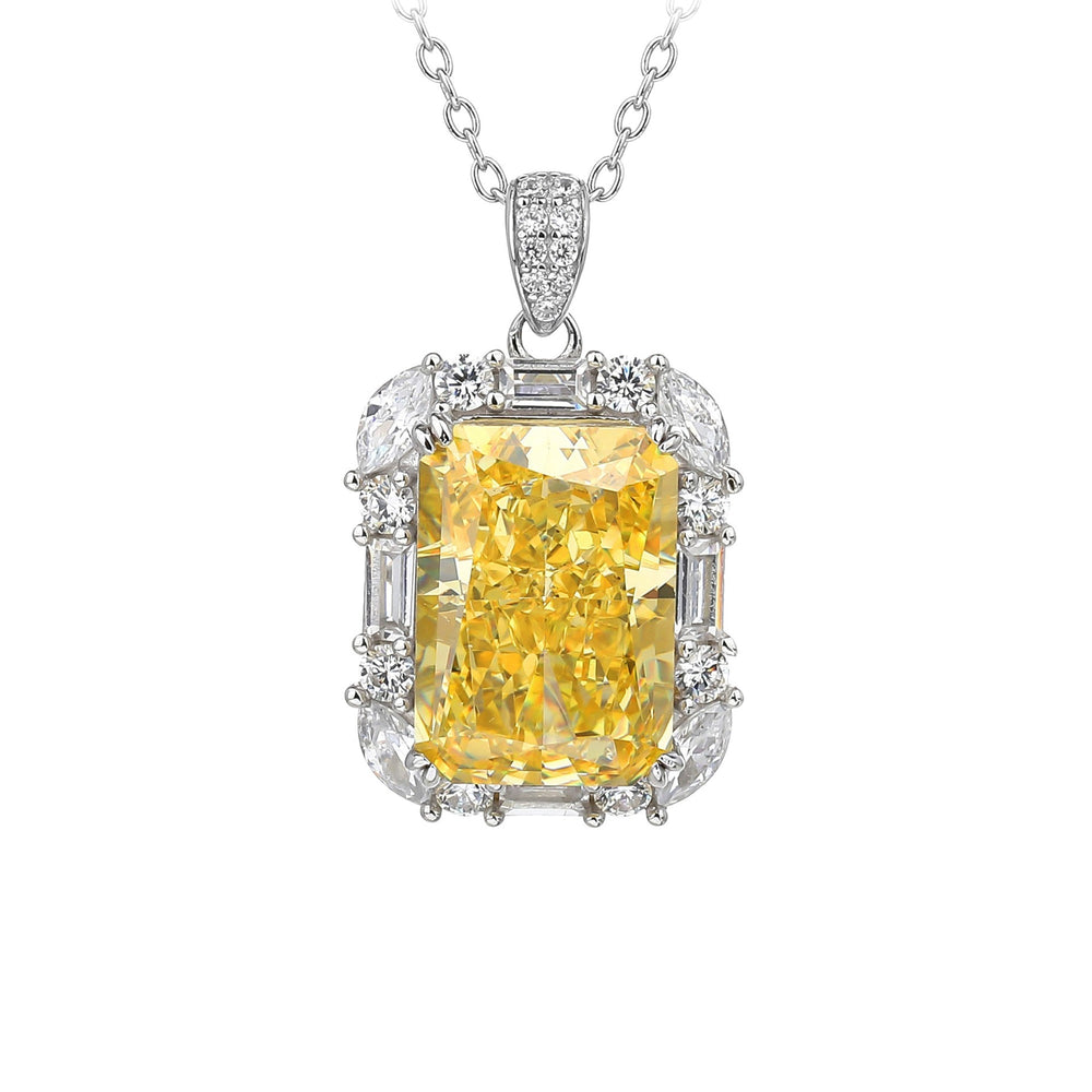 Waltraud Yellow Radiant Necklace