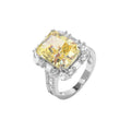 Waltraud Yellow Radiant Ring