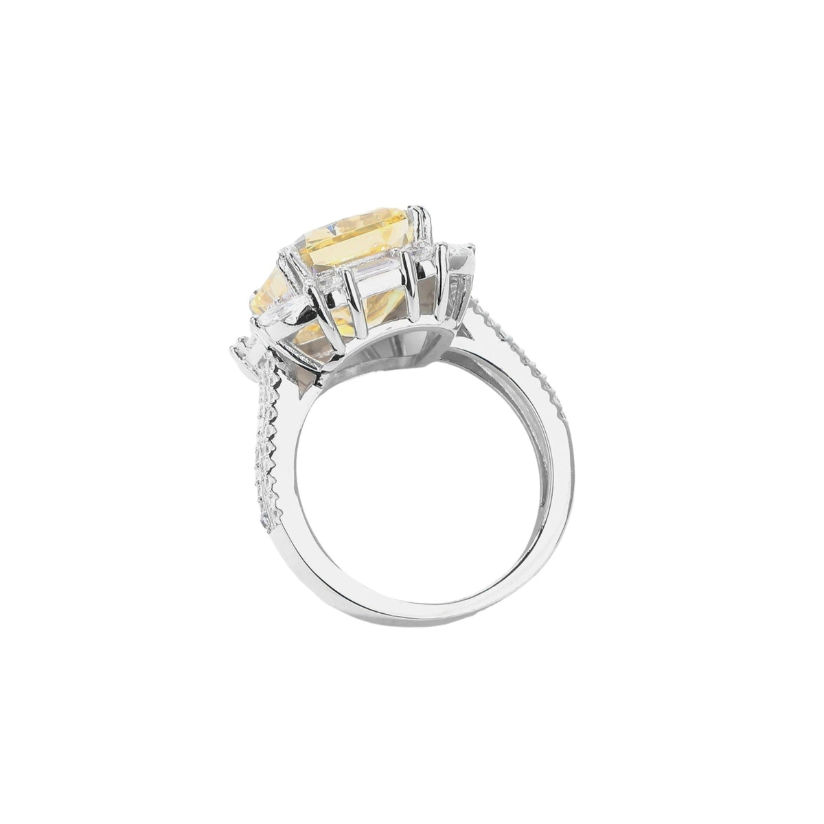 Waltraud Yellow Radiant Ring