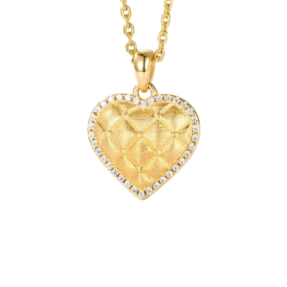 Wanda 14K Gold Heart Necklace