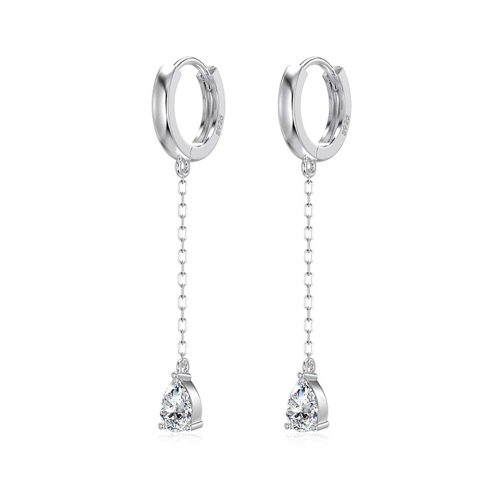 Werdhild 18K Gold Teardrop Drop Earrings