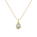 Werdhild 18K Gold Teardrop Necklace