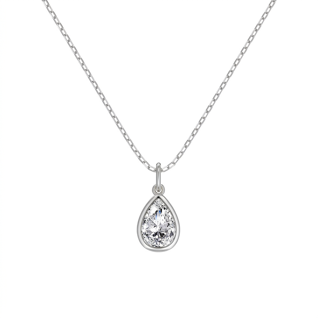 Werdhild 18K Gold Teardrop Necklace
