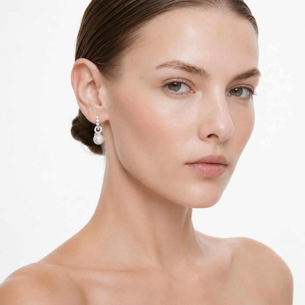 Wibke Silver Pearl Earrings