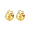 Wiebke 14K Gold Half-Sphere Earrings