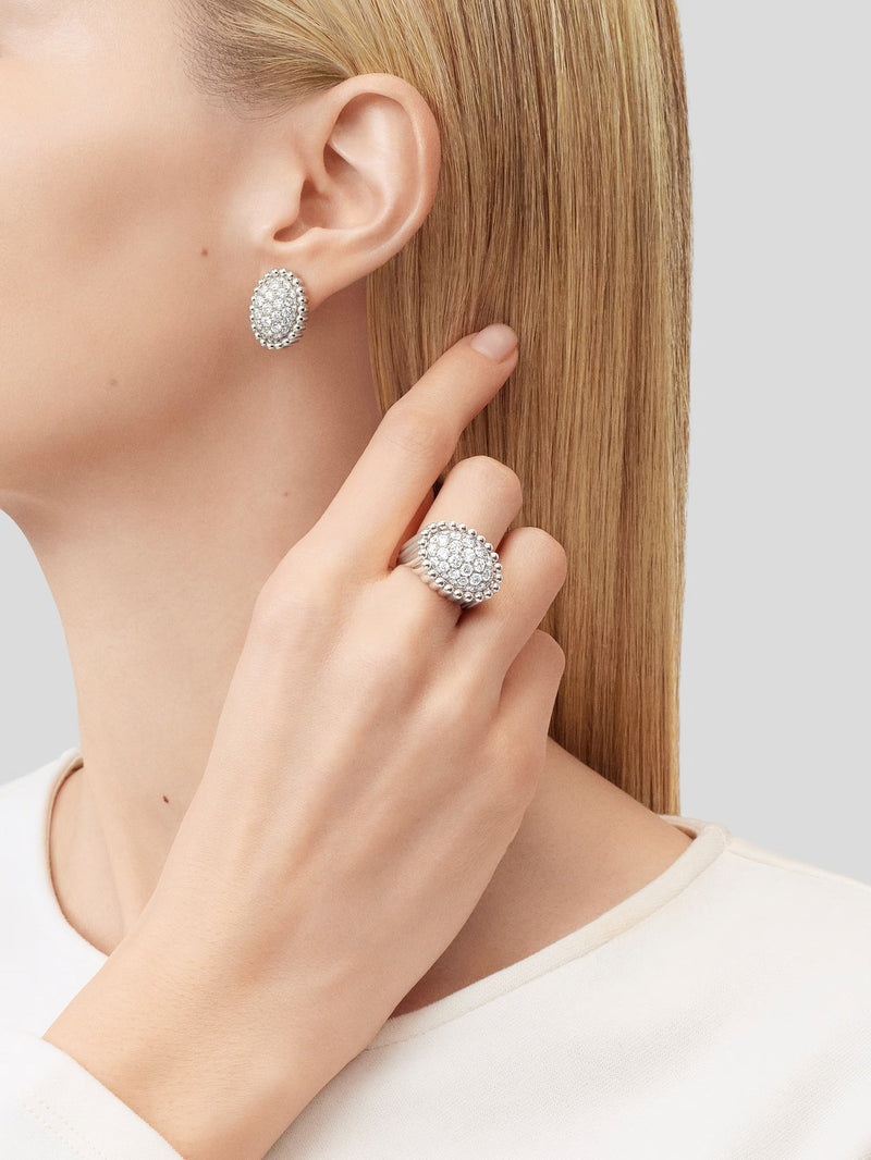 Wilhelmina Silver Round Ring