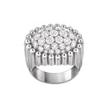 Wilhelmina Silver Round Ring