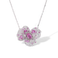Winhild Pink Floral Necklace