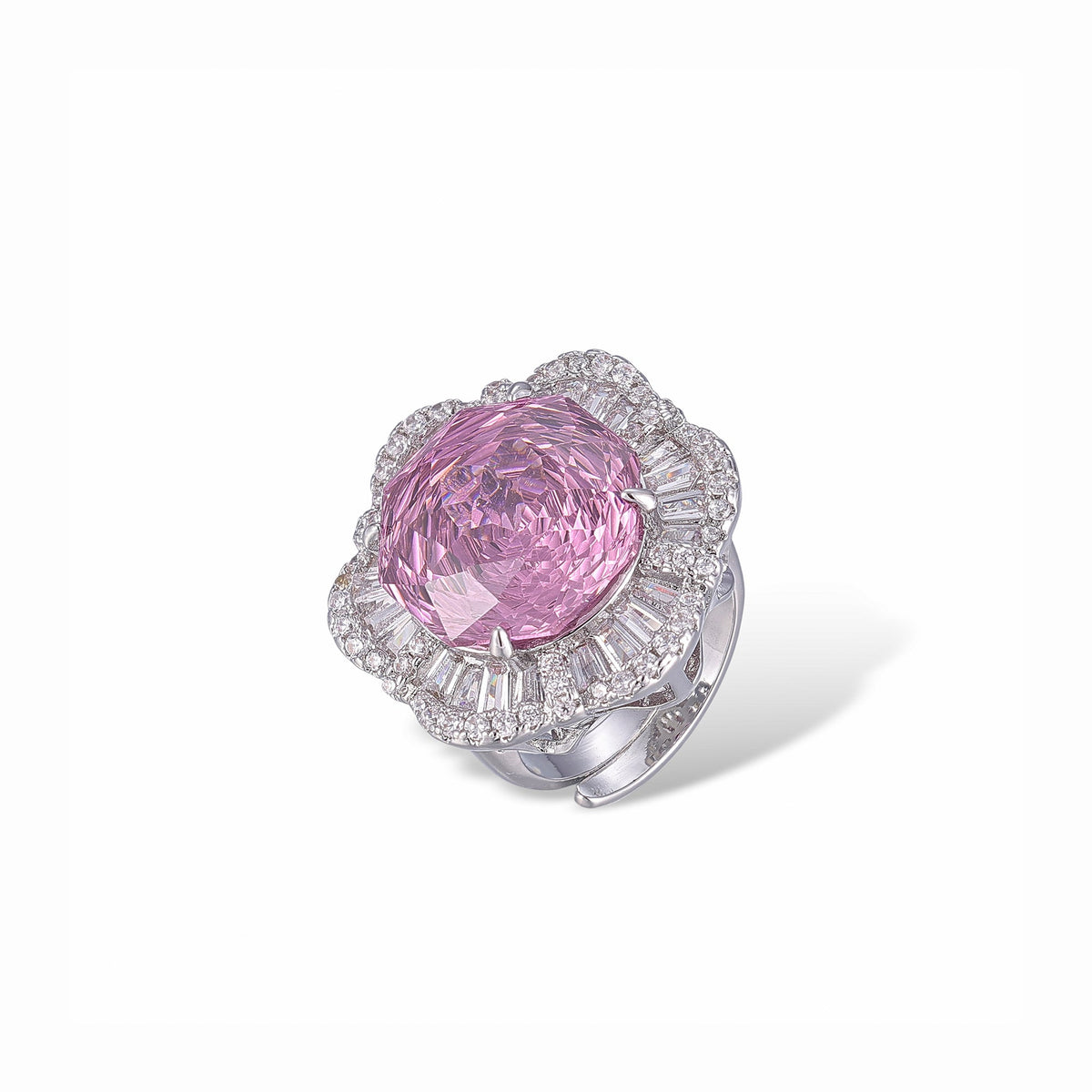 Winifred Pink Rose Floral Ring