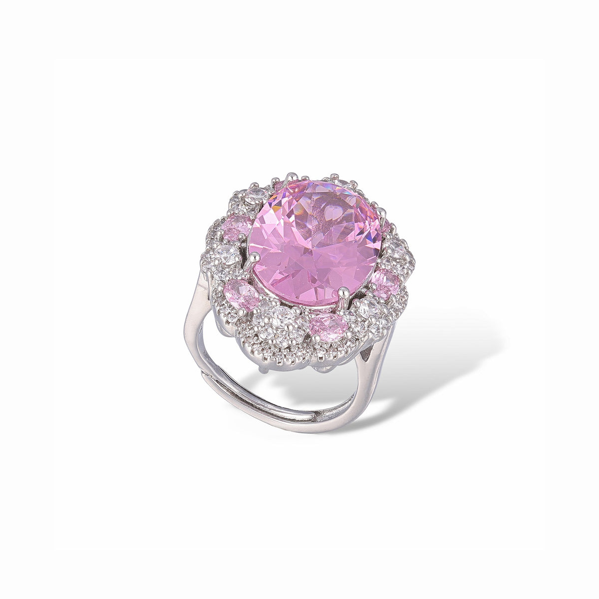 Winifred Pink Rose Floral Ring