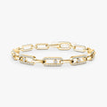 Wulflind 14K Gold Paperclip Link Bracelet