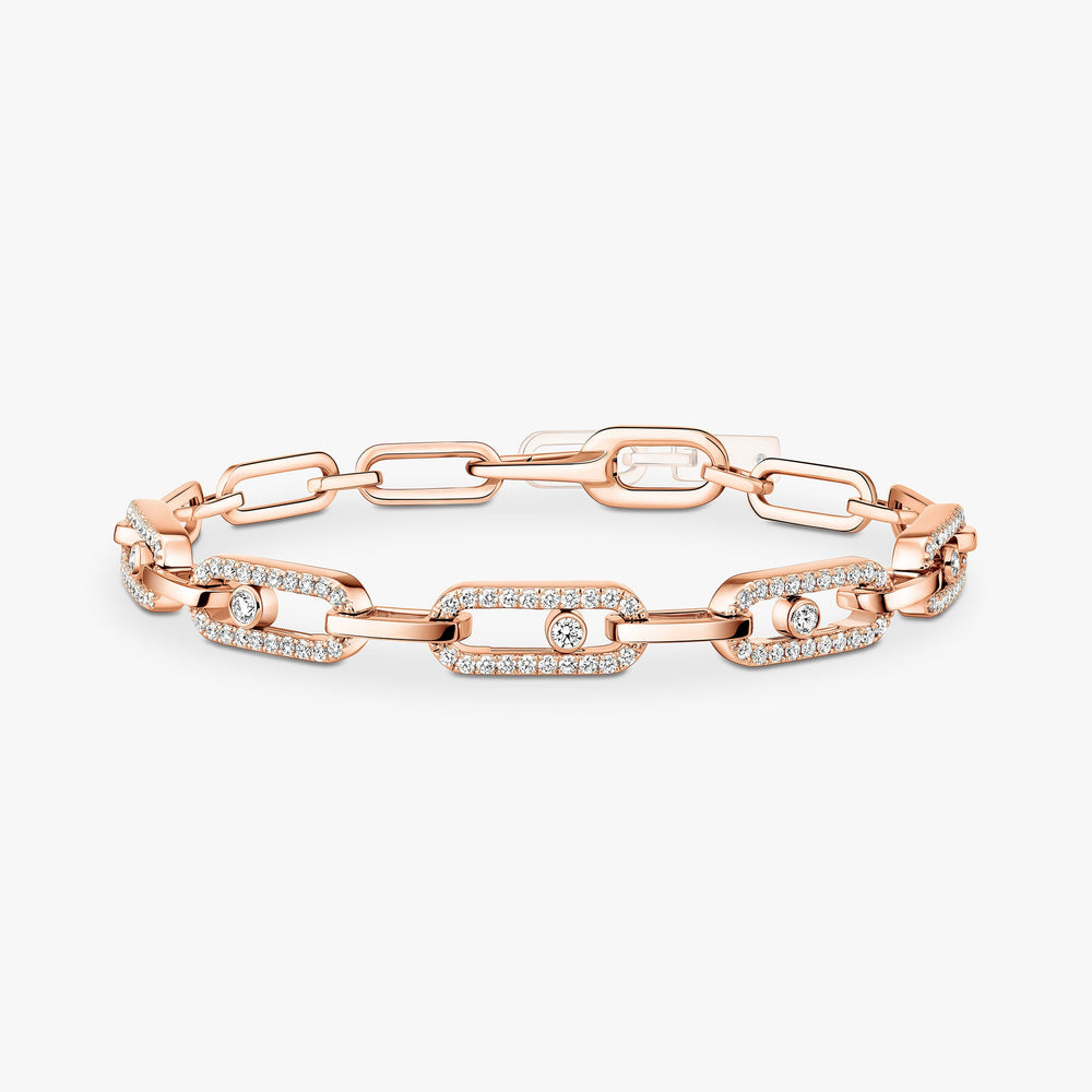 Wulflind 14K Gold Paperclip Link Bracelet