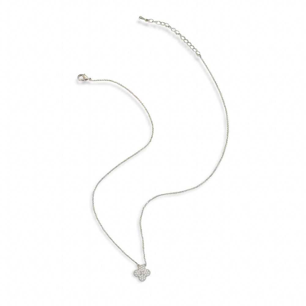 Yasmine White Clover Necklace