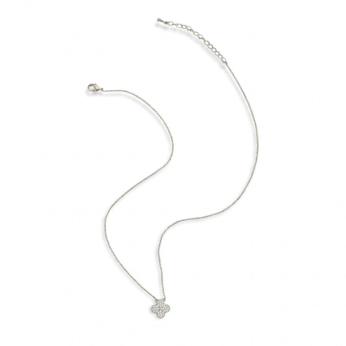 Yasmine White Clover Necklace