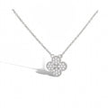 Yasmine White Clover Necklace