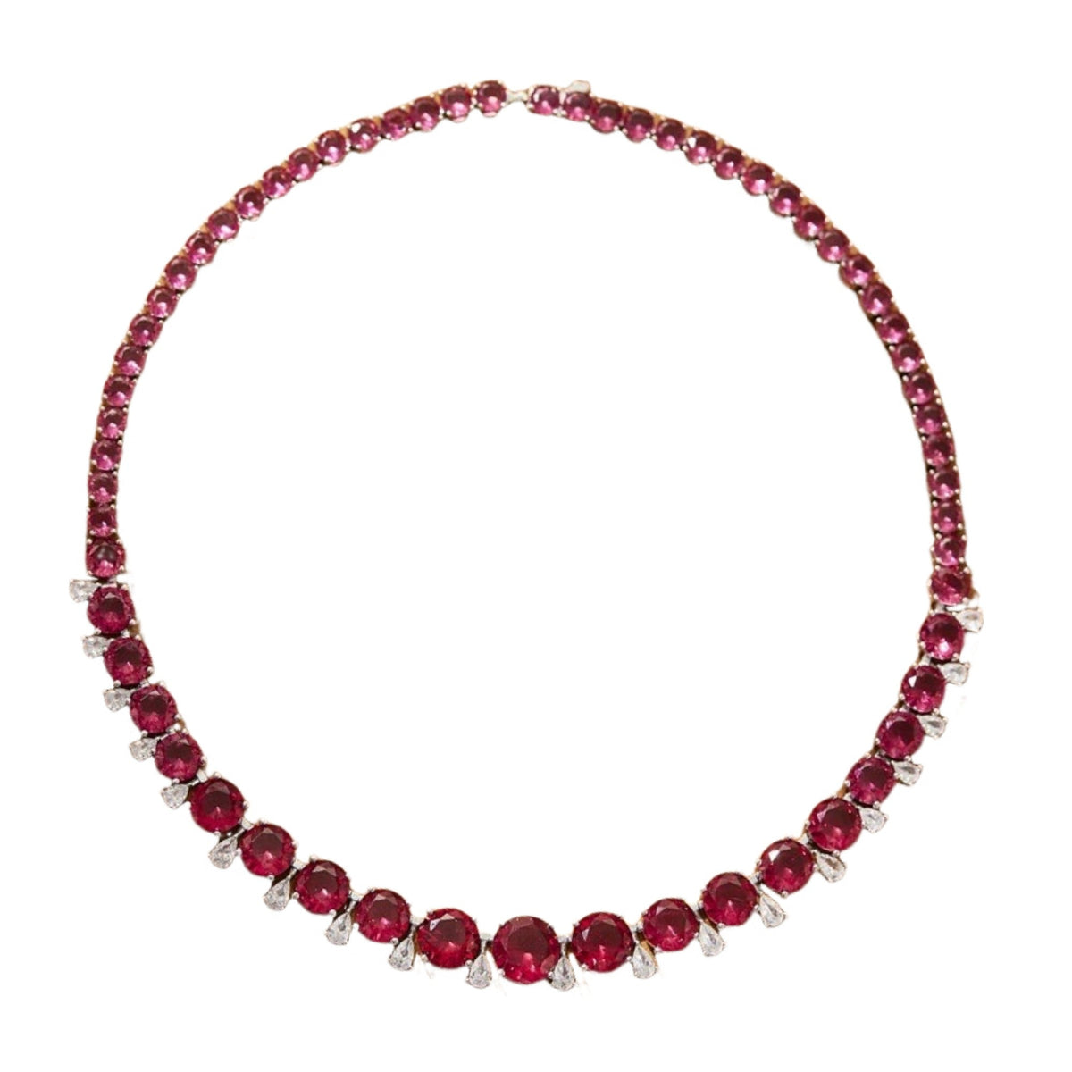 Ydralind Round Teardrop Choker Necklace